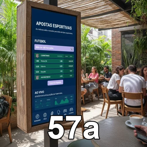 Ilustração de Explore as Apostas Esportivas com a 57a e Odds Altas